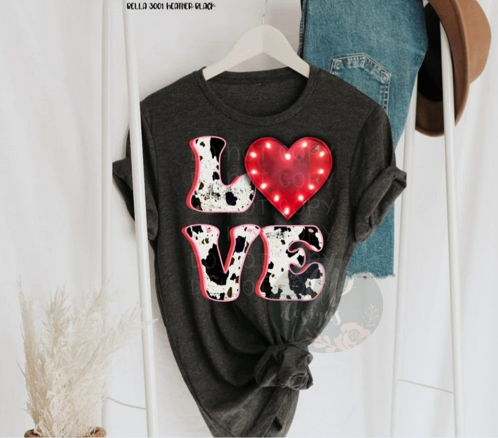 Love Cow Print