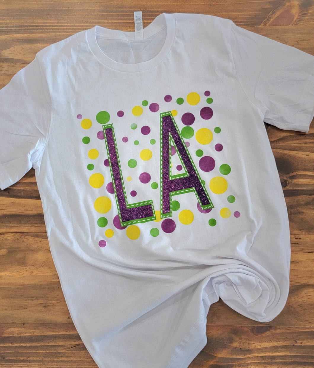 Mardi Gras  Polka Dot LA