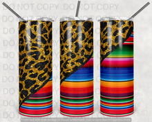 Load image into Gallery viewer, Cheetah Serape  Tumbler
