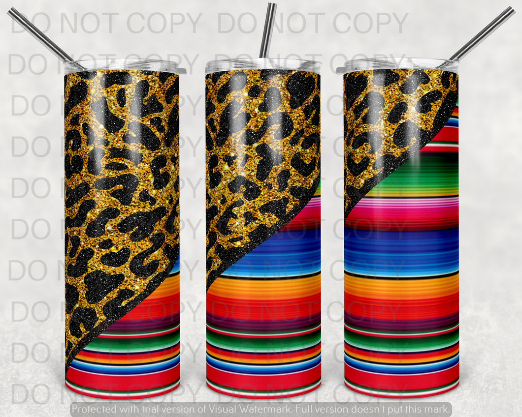 Cheetah Serape  Tumbler