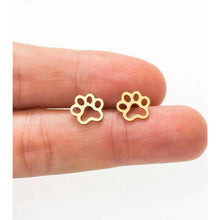 Load image into Gallery viewer, Paw Stud Earrings
