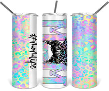 Load image into Gallery viewer, Mom Life Pastel Leopard Tumbler
