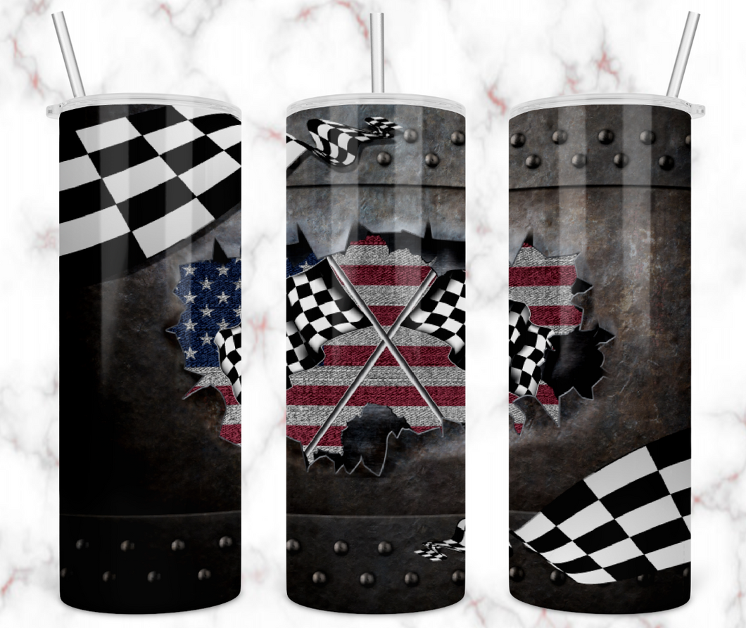 Racing Flag Tumbler