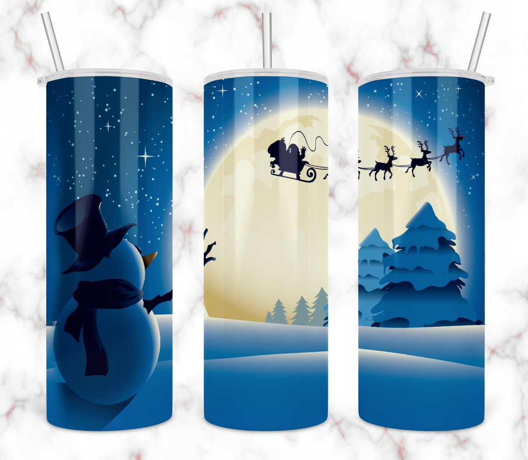 Santa's Sleigh Tumbler