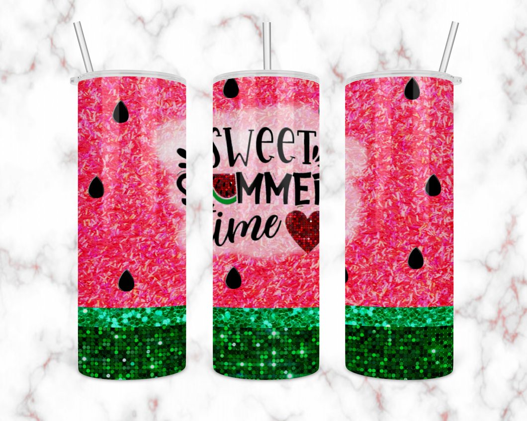 Sweet Summertime Watermelon Tumbler