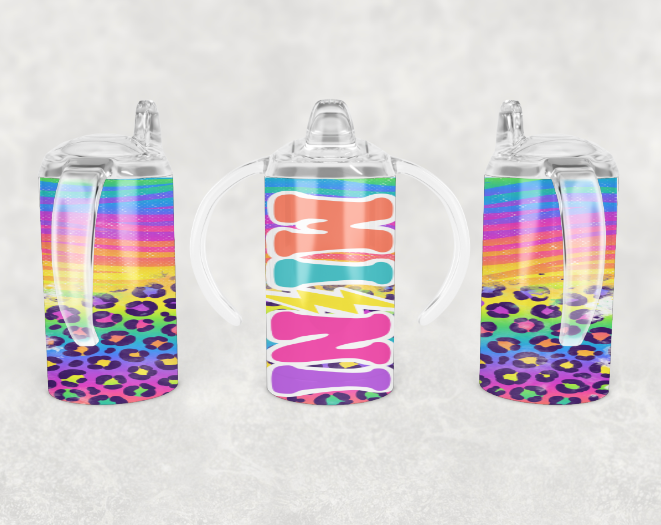 Mini leopard brights Grow with me Tumbler