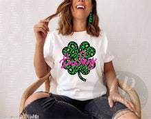 Load image into Gallery viewer, Pink Lucky Green Clover
