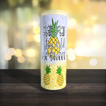 Load image into Gallery viewer, Stand Tall Stay Wild Pineapple Tumbler
