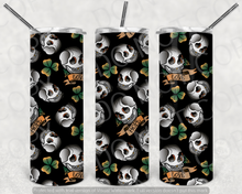 Load image into Gallery viewer, Tattoo Love Skulls Tumbler
