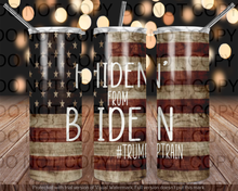 Load image into Gallery viewer, Hidden from Biden  Tumbler
