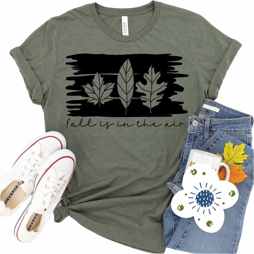 Fall is in the Air - Screen Print Transfer Graphic Tee