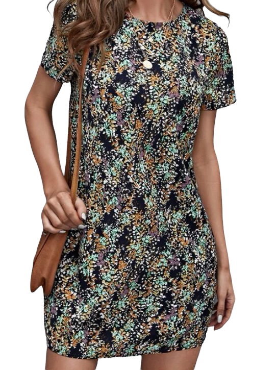 Colorful Floral Dress