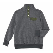 Load image into Gallery viewer, Dark Gray Quilted Pullover
