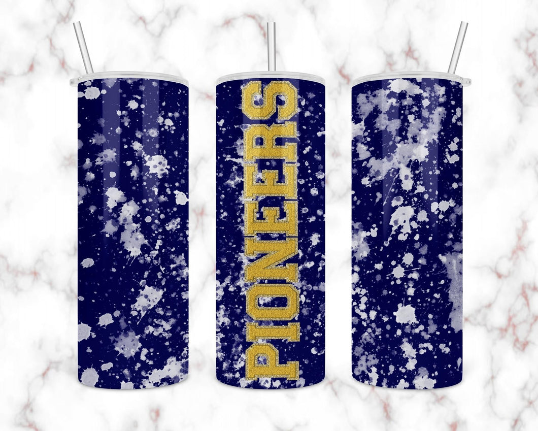 Pioneers Royal and Gold Tumbler