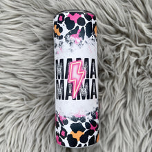 Load image into Gallery viewer, MAMA BOLT Pink and orange leopard Tumbler (Shown on Matte)
