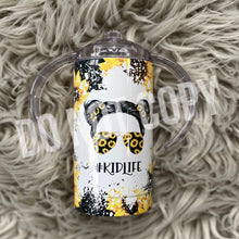 Load image into Gallery viewer, Kid life sunflower Grow with me Tumbler
