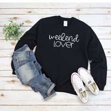 Load image into Gallery viewer, Weekend Lover - Screen Print Transfer Graphic Tee
