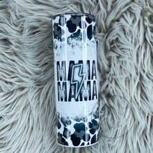Load image into Gallery viewer, Black and white Mama Bolt Tumbler

