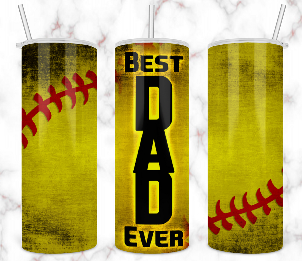 Softball Dad Tumbler