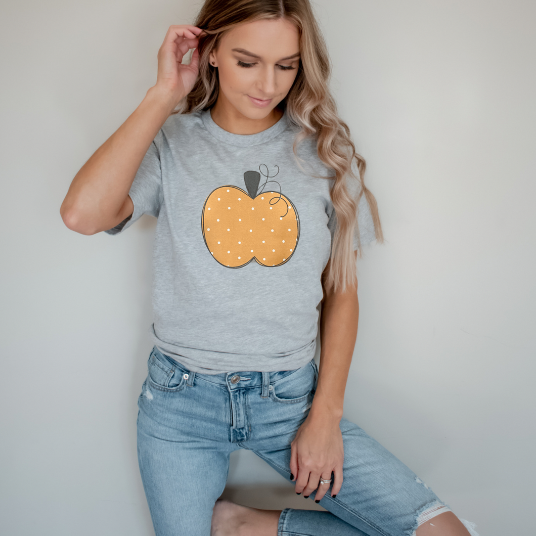 Pumpkin - Screen Print Transfer Graphic Tee