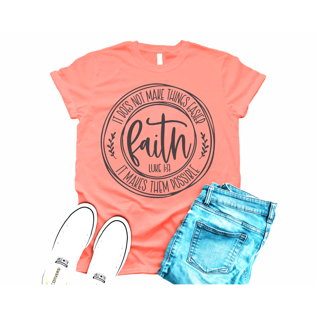 Faith - Screen Print Transfer Graphic Tee