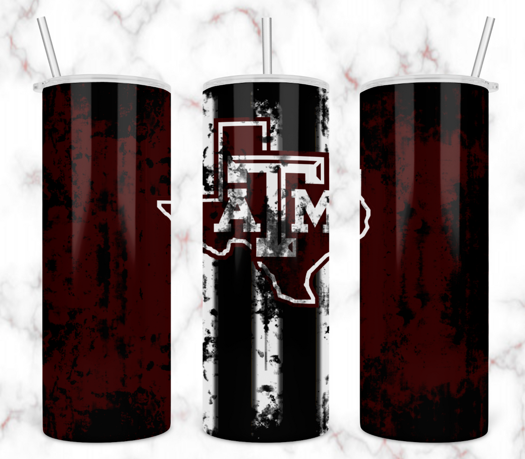 TX Football Tumbler