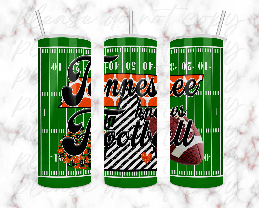 TN Knows Football Tumbler