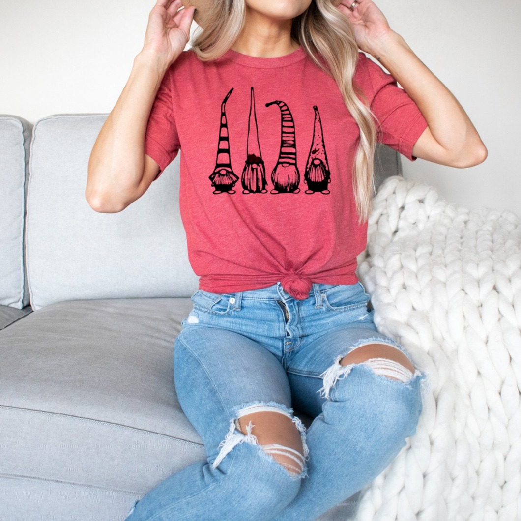 Tall Gnomes - Screen Print Transfer Graphic Tee