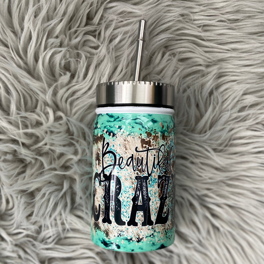 Beautiful Crazy Mason Jar Tumbler