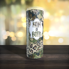 Load image into Gallery viewer, Mom of both Camo Leopard Tumbler
