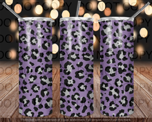 Load image into Gallery viewer, Purple Leopard Tumbler
